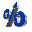 Shiny Percentage Up - Flag of European Union Shiny Percentage Up - Flag of European Union