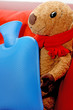 Photo: Wärmflasche mit Stofftier Wärmflasche mit Stofftier