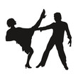 Homme et femme qui dansent