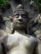 Buddha statue carved from stone