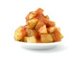 Foto: Platillo con patatas asadas Platillo con patatas asadas