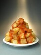Patatas fritas con salsa picante