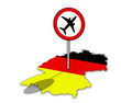 Illustration: flugverbot deutschland flugverbot deutschland