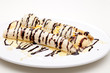 Eis mit Bananen und Sahne Eis mit Bananen und Sahne