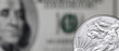 Silver coin horizontal