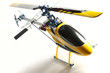 Hélicoptère modèle réduit aluminium et carbone