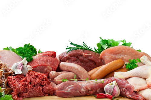 Photo: assorted raw meats assorted raw meats