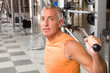 Portrait of a  mature sportsman