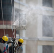 High Pressure Cleaning of Apartment's Exterior