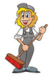 Young Charwoman