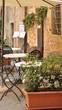 Empty Chairs at the Cafe