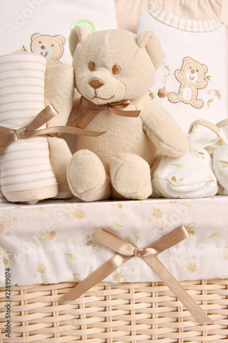 Photo: Baby gift basket. Also available in horizontal. Baby gift basket. Also available in horizontal.