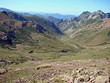 GR 20 - étape 5, vue depuis le refuge de Ciottulu