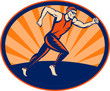 Triathlon athlete runner