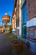 Ancient water tower in the city