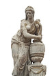 antique statue, isolated