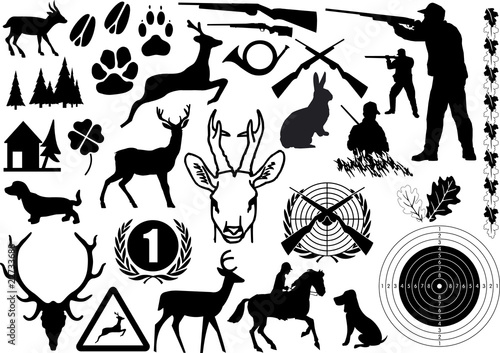 Vektor: jagd symbole jagd symbole