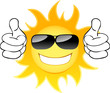 Smiling sun