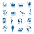 Music icon set Music icon set
