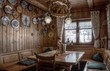 Foto: Stube in der Hörmoos-Hütte im Allgäu Stube in der Hörmoos-Hütte im Allgäu
