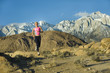 Photo: Runner in high mountains Runner in high mountains