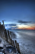 HDR beach sunset