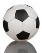 soccer ball with reflection
