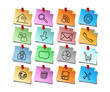 Web Icons, Sticky Notes serie 01