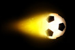 Brennender Fussball