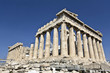 Parthenon temple at the Acropolis of Athens in Greece Parthenon temple at the Acropolis of Athens in Greece