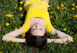 Woman in dandelion Woman in dandelion