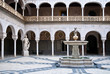 The interior patio of Casa de Pilat, Seville The interior patio of Casa de Pilat, Seville