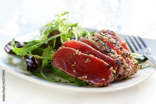 Photo: Seared Ahi Tuna Salad Seared Ahi Tuna Salad