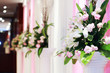 Wedding Flowers on the dinner table .. Wedding Flowers on the dinner table ..
