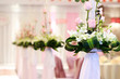 Wedding Flowers on the dinner table ..