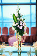 Wedding Flowers on the dinner table ..