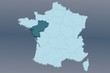 région pays de la loire sur france 3D