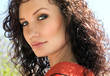 Glamour portrait of lady outdoors