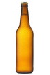 Large beer bottle isolated