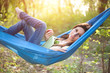 Relaxing in a Hammock