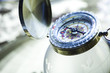 Detail closeup compass