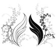 silhouette of lily of the valley silhouette of lily of the valley