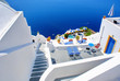 Architecture on Santorini island, Greece