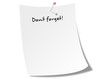 Notizzettel