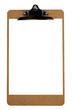 Clipboard with blank paper and pencil