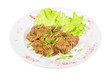 Fried liver of a rabbit