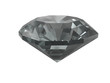 Black diamond isolated on white Black diamond isolated on white