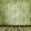 Old gold frames Victorian style on the wall in the room Old gold frames Victorian style on the wall in the room