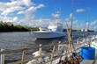 Fishing boat yacht