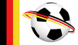 Fußball - Deutschland Flagge - Fahne